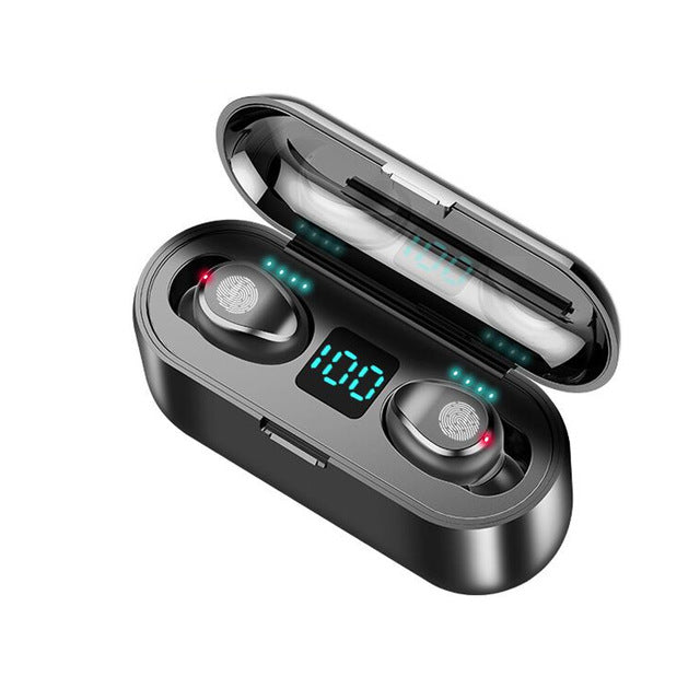 H&A Bluetooth V5.0 Earphone Wireless Earphones Stereo Sport Wireless Headphones Earbuds headset 2000 mAh Power For iPhone Xiaomi - thisusefultips