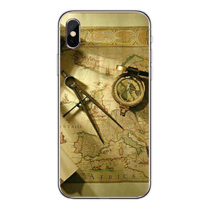 World Map Travel Just Go Soft Clear Phone Case Cover Coque Fundas For iPhone  XS MAX 5 6 6Plus 7 7Plus 8 8Plus X Fundas Cover - thisusefultips