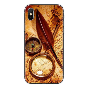 World Map Travel Just Go Soft Clear Phone Case Cover Coque Fundas For iPhone  XS MAX 5 6 6Plus 7 7Plus 8 8Plus X Fundas Cover - thisusefultips