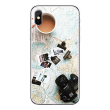 Load image into Gallery viewer, World Map Travel Just Go Soft Clear Phone Case Cover Coque Fundas For iPhone  XS MAX 5 6 6Plus 7 7Plus 8 8Plus X Fundas Cover - thisusefultips