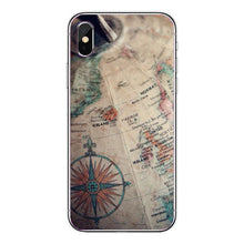 Load image into Gallery viewer, World Map Travel Just Go Soft Clear Phone Case Cover Coque Fundas For iPhone  XS MAX 5 6 6Plus 7 7Plus 8 8Plus X Fundas Cover - thisusefultips