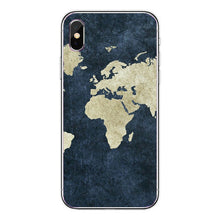 Load image into Gallery viewer, World Map Travel Just Go Soft Clear Phone Case Cover Coque Fundas For iPhone  XS MAX 5 6 6Plus 7 7Plus 8 8Plus X Fundas Cover - thisusefultips