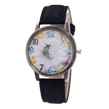 Load image into Gallery viewer, New Fashion Quartz Watch Men Unisex Map Airplane Travel Around The World Women Leather Dress Wrist Watches Relogio Feminino 328 - thisusefultips