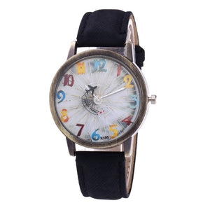 New Fashion Quartz Watch Men Unisex Map Airplane Travel Around The World Women Leather Dress Wrist Watches Relogio Feminino 328 - thisusefultips