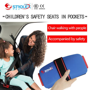 Ifold Portable Kids Car Seat Baby Safety Cushion Travel Pocket Foldable Child Car Booster Seat for Baby Safety Harness 3~12Y - thisusefultips