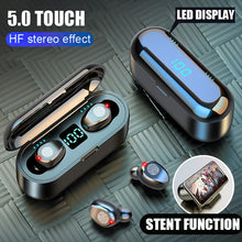 Load image into Gallery viewer, H&amp;A Bluetooth V5.0 Earphone Wireless Earphones Stereo Sport Wireless Headphones Earbuds headset 2000 mAh Power For iPhone Xiaomi - thisusefultips