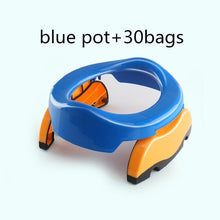 Load image into Gallery viewer, Portable Baby Outdoor Travel Pots Boy Girl Foldaway Toilet Basin Potty Car Travel Baby Folding Potty Kids Training Toilet Seat - thisusefultips