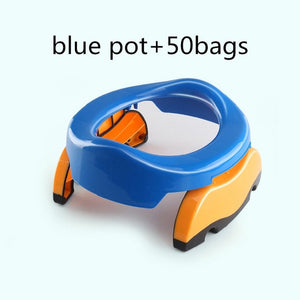 Portable Baby Outdoor Travel Pots Boy Girl Foldaway Toilet Basin Potty Car Travel Baby Folding Potty Kids Training Toilet Seat - thisusefultips