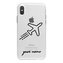 Load image into Gallery viewer, World Map Travel Plans Clear Soft Phone Case For iPhone For iPhone X XS Max 7 8 6 Plus XR Cases DIY Custom Name Line Phone Cover - thisusefultips