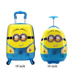 Kids Suitcase Children Travel Trolley Suitcase wheeled suitcase for kids Rolling luggage suitcase Child Travel Luggage bags case - thisusefultips