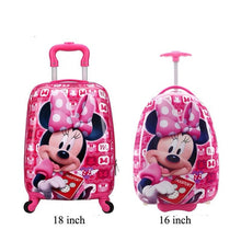 Load image into Gallery viewer, Kids Suitcase Children Travel Trolley Suitcase wheeled suitcase for kids Rolling luggage suitcase Child Travel Luggage bags case - thisusefultips