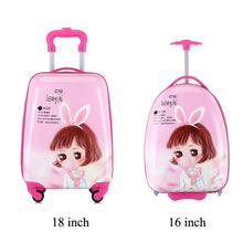 Load image into Gallery viewer, Kids Suitcase Children Travel Trolley Suitcase wheeled suitcase for kids Rolling luggage suitcase Child Travel Luggage bags case - thisusefultips