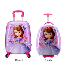 Load image into Gallery viewer, Kids Suitcase Children Travel Trolley Suitcase wheeled suitcase for kids Rolling luggage suitcase Child Travel Luggage bags case - thisusefultips