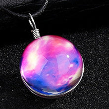 Load image into Gallery viewer, GENBOLI Starry Sky Glass Ball Pendant Necklace Personalized Luminous Women Jewelry Casual For Party Travel - thisusefultips