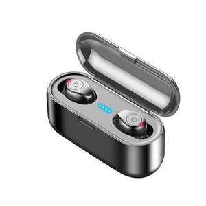 Wireless Earphone Bluetooth V5.0 F9 TWS Wireless Bluetooth Headphone LED Display With 2000mAh Power Bank Headset With Microphone - thisusefultips