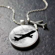 Load image into Gallery viewer, Hot Sale Time Gem Necklace Sliver Alloy Plane Glass Pendant Necklace Classic Handmade Jewelry for Men Women Friend Travel Gifts - thisusefultips