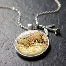 Load image into Gallery viewer, Hot Sale Time Gem Necklace Sliver Alloy Plane Glass Pendant Necklace Classic Handmade Jewelry for Men Women Friend Travel Gifts - thisusefultips