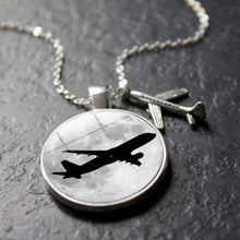 Load image into Gallery viewer, Hot Sale Time Gem Necklace Sliver Alloy Plane Glass Pendant Necklace Classic Handmade Jewelry for Men Women Friend Travel Gifts - thisusefultips