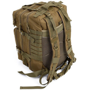 34L Tactical Assault Pack Backpack Army Molle Waterproof Bug Out Bag Small Rucksack for Outdoor Hiking Camping Hunting(Khaki) - thisusefultips