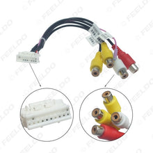 Load image into Gallery viewer, FEELDO Car Head Unit Stereo Wire Harness Kits Compatible For XY AUTO Android Solution Interface RCA USB Audio and video cable - thisusefultips