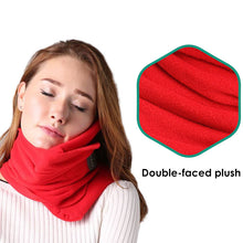 Load image into Gallery viewer, Ergonomic Scarf Travel Pillow Neck Comfort Portable Winter Pillow Women Men For Airplane Car Office Pillow Cushion For Nap Sleep - thisusefultips