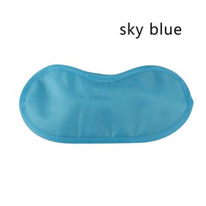 1 PC 9 Colors Sleep Rest Sleeping Aid Eye Mask Eye Shade Cover Comfort Health Blindfold Shield Travel Eye Care Beauty Tool - thisusefultips