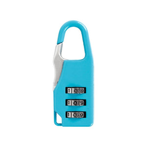 3 Mini Dial Digit Number Code Password Combination Padlock Security Travel Safe Lock for Padlock Luggage Lock of Gym - thisusefultips