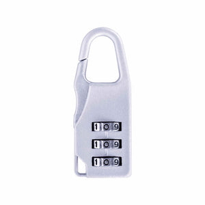 3 Mini Dial Digit Number Code Password Combination Padlock Security Travel Safe Lock for Padlock Luggage Lock of Gym - thisusefultips