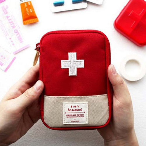 Portable Storage Bag First Aid Emergency Medicine Bag Outdoor Pill Survival Organizer Emergency Kits Package Travel Accessories - thisusefultips