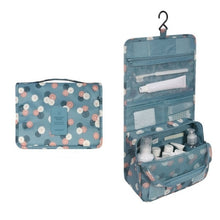 Load image into Gallery viewer, Waterproof Portable Polyester Travel Cosmetic Bag Neceser Hanging Wash Bag Neutral  Make Up Bag Organizer Bathroom Wash Bag - thisusefultips