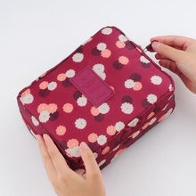 Load image into Gallery viewer, Waterproof Portable Polyester Travel Cosmetic Bag Neceser Hanging Wash Bag Neutral  Make Up Bag Organizer Bathroom Wash Bag - thisusefultips