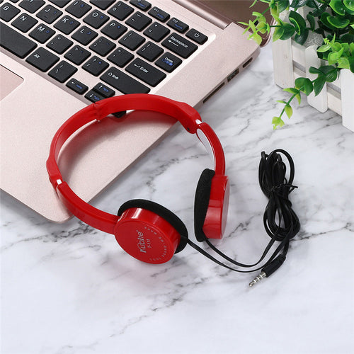 Kubite Kids Wired Big Headphones On Ear Foldable Stereo 3.5mm Wired Headset For Kids Earphone 5 colors For Boys and girls A30 - thisusefultips