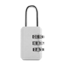 Load image into Gallery viewer, Heart Password Lock Wire Rope Resettable Combination Three Bit Digital Lock Padlock Travel Bags Security Lock Girl Like - thisusefultips
