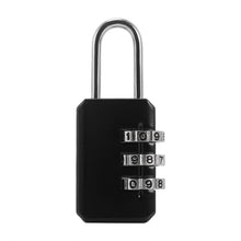 Load image into Gallery viewer, Heart Password Lock Wire Rope Resettable Combination Three Bit Digital Lock Padlock Travel Bags Security Lock Girl Like - thisusefultips