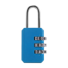 Load image into Gallery viewer, Heart Password Lock Wire Rope Resettable Combination Three Bit Digital Lock Padlock Travel Bags Security Lock Girl Like - thisusefultips