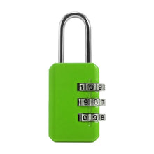 Load image into Gallery viewer, Heart Password Lock Wire Rope Resettable Combination Three Bit Digital Lock Padlock Travel Bags Security Lock Girl Like - thisusefultips