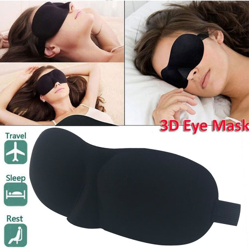 Travel Sleeping Eye Mask 3D Memory Foam Padded Shade Cover Sleeping Blindfold for Office Sleep Mask Face Eye Care Tool Eye Patch - thisusefultips