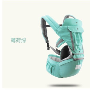 AIEBAO Ergonomic Baby Carrier Infant Kid Baby Hipseat Sling Front Facing Kangaroo Baby Wrap Carrier for Baby Travel 0-18 Months - thisusefultips