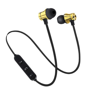 Magnetic Wireless Bluetooth Earphone Stereo Sports Waterproof Earbuds Wireless in-ear Headset with Mic For IPhone 7 Samsung - thisusefultips